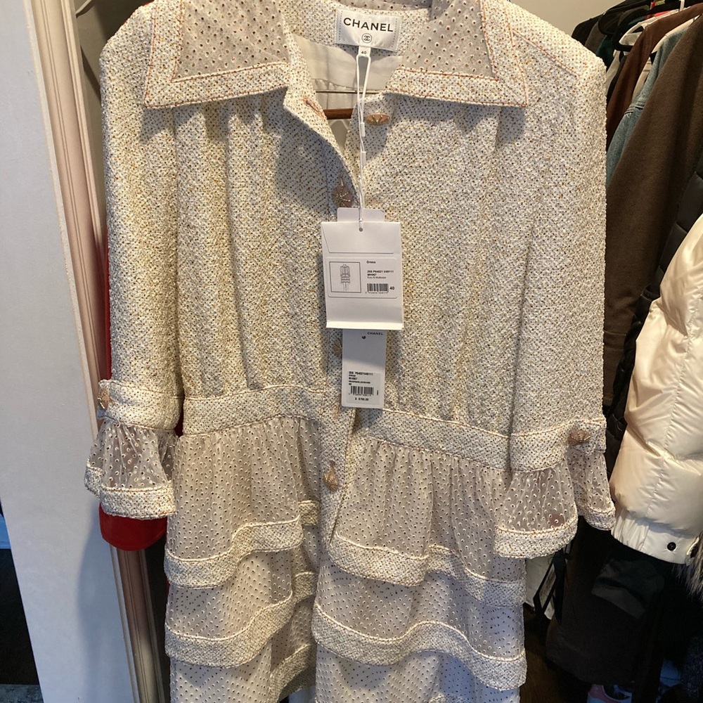 Chanel 2020 tulle multicolor dress